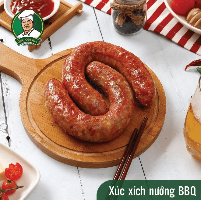 Xúc xích nướng BBQ Ông già IKA