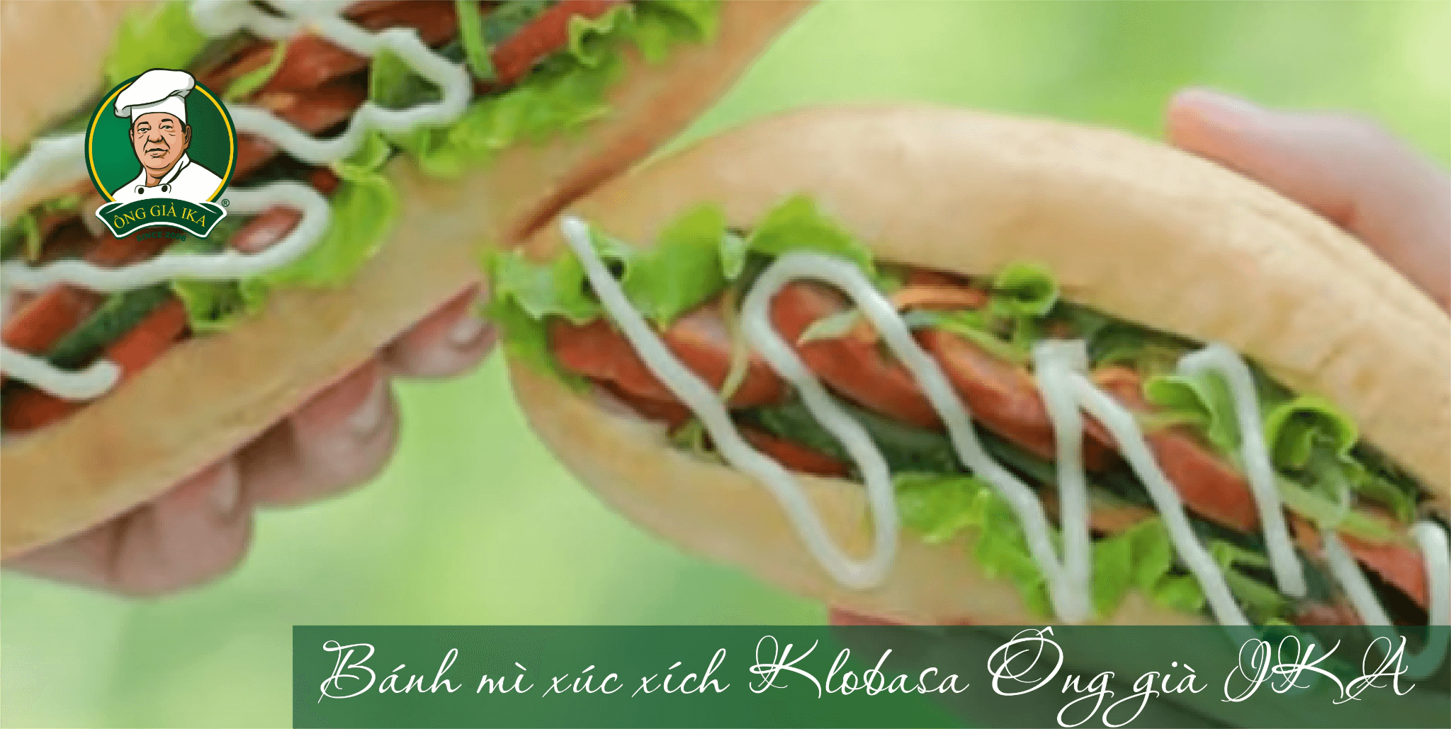 Bánh mì xúc xích Klobasa IKA sau khi hoàn thành