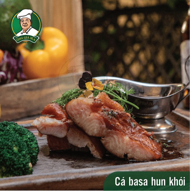 Cá basa hun khói Ông già IKA