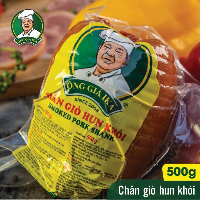 Sản phẩm chân giò hun khói IKA