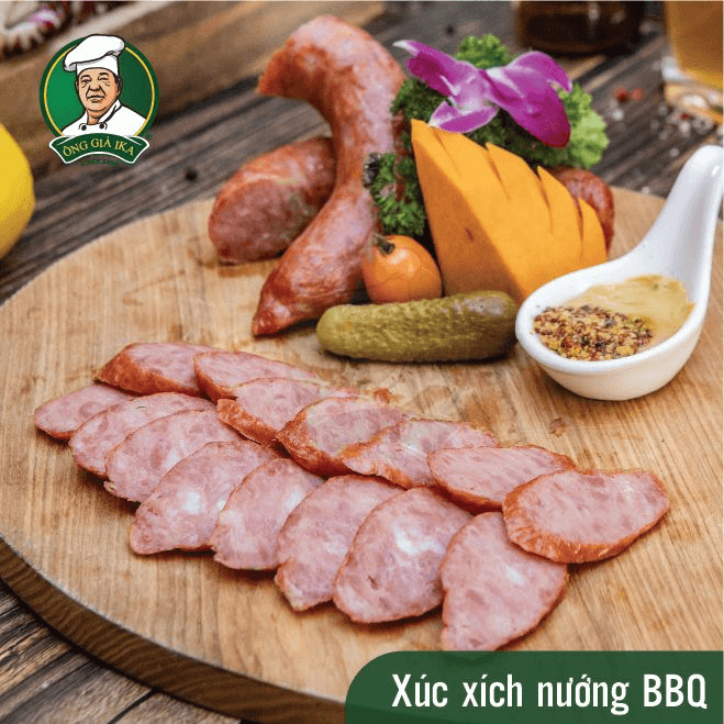 Xúc xích nướng BBQ IKA giòn dai, ngậy béo đậm vị ẩm thực châu Âu