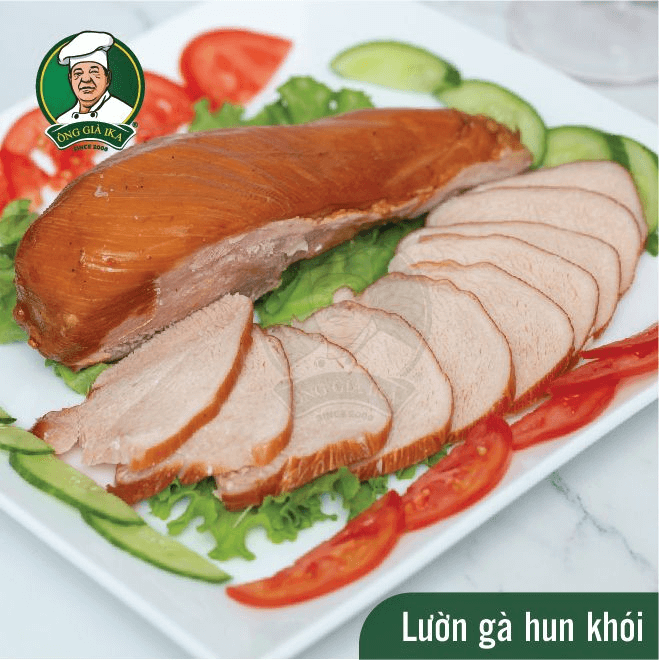 Lườn gà hun khói IKA có màu tự nhiên đẹp mắt