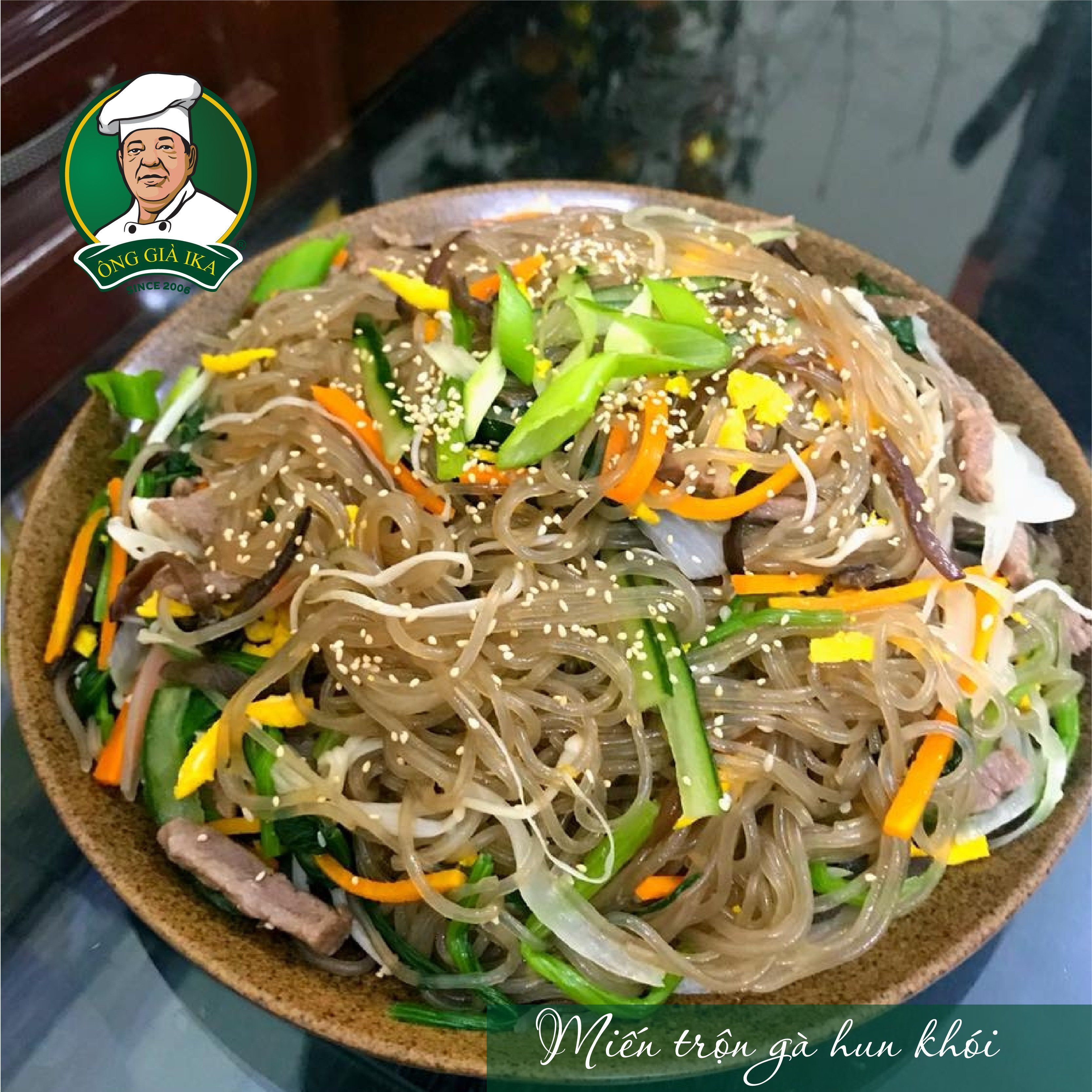 miến trộn thitjh hun khói