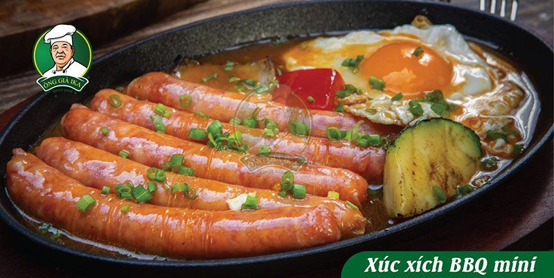 Xúc xích nướng BBQ ở phiên bản mini