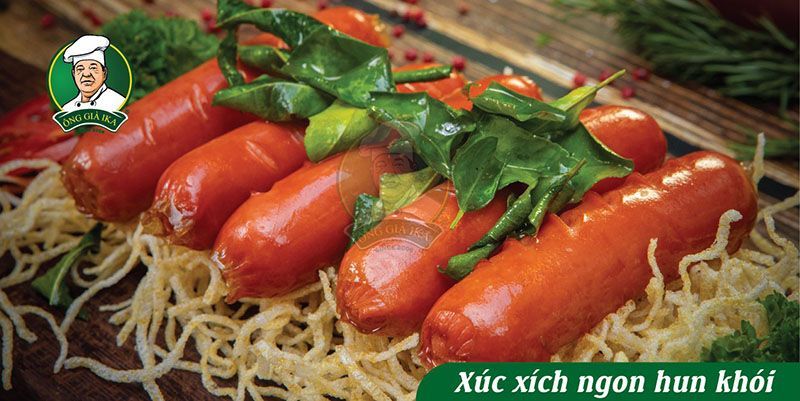 Sản phẩm xúc xích Ngon hun khói của ông già IKA đang rất được yêu thích