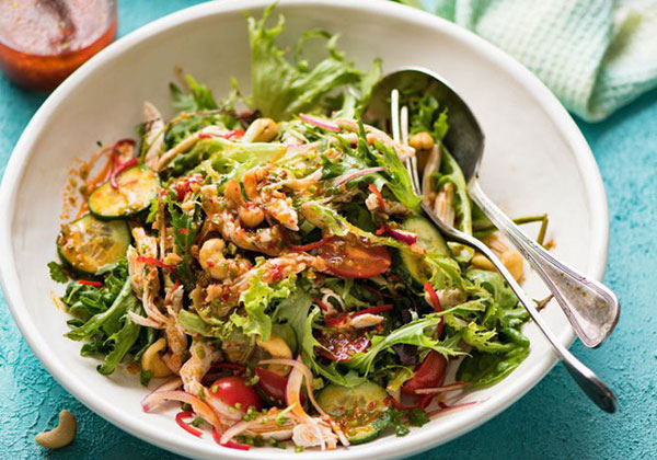 cách làm salad ức già giảm cân