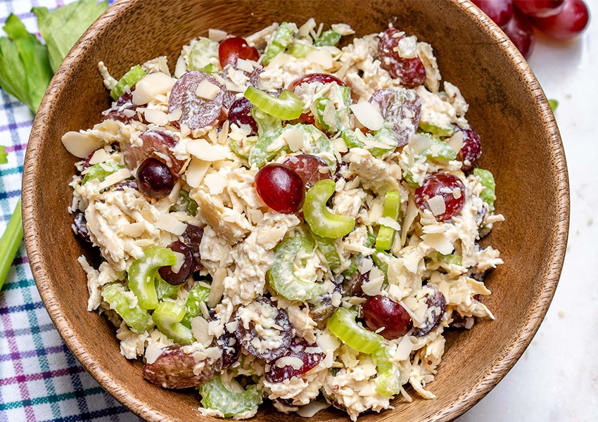 cách làm salad ức già giảm cân