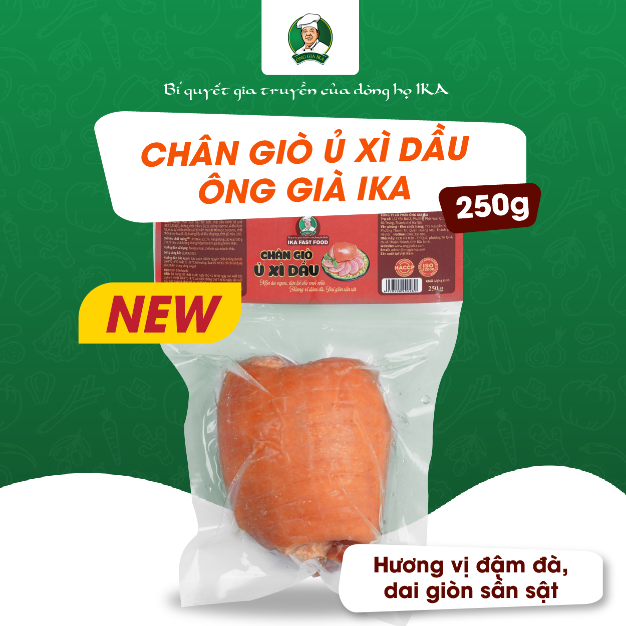 chân giò ủ xì dầu ika