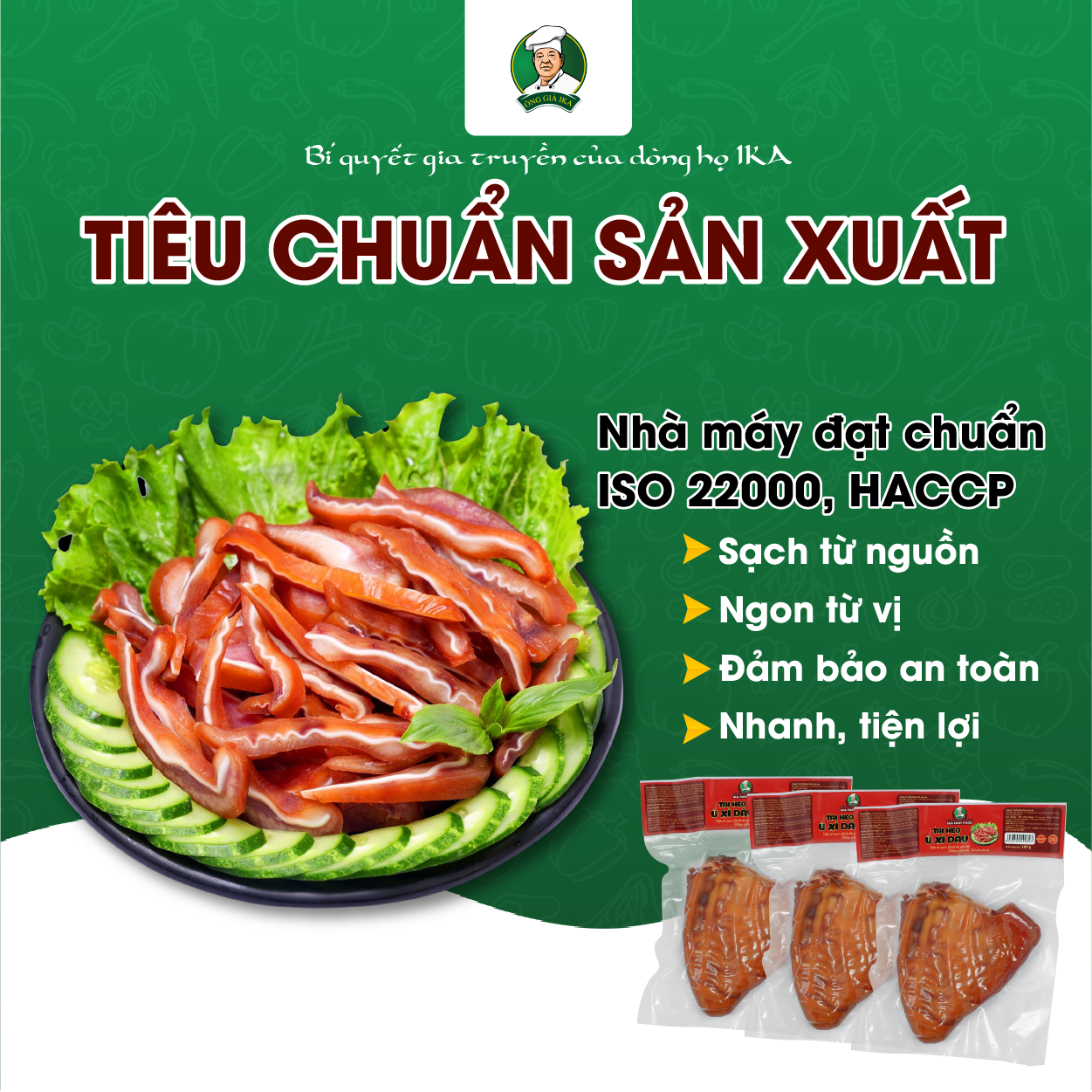 tai heo ngâm chua ngọt