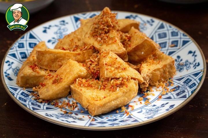 Đậu phụ chiên sả ớt