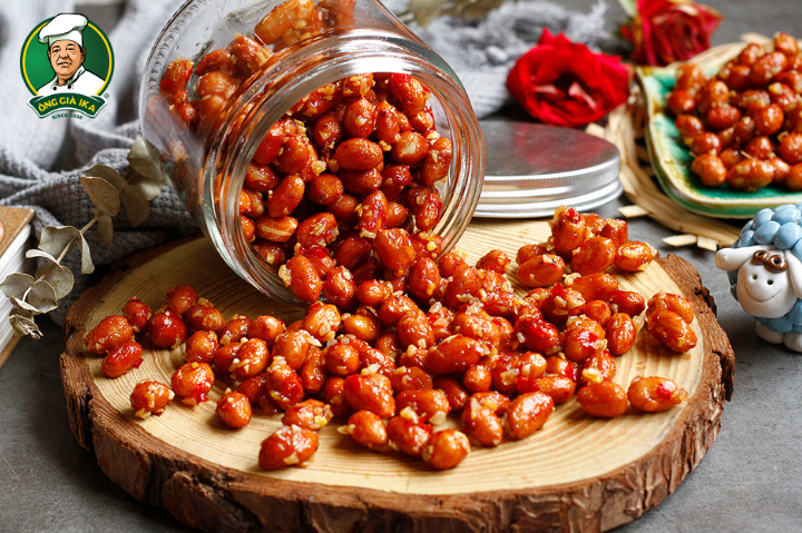 Đậu phộng rang tỏi ớt