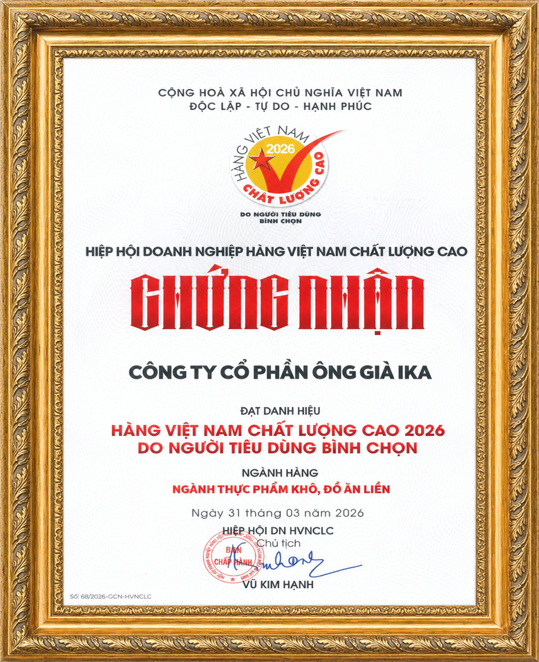 Hàng Việt Nam chất lượng cao