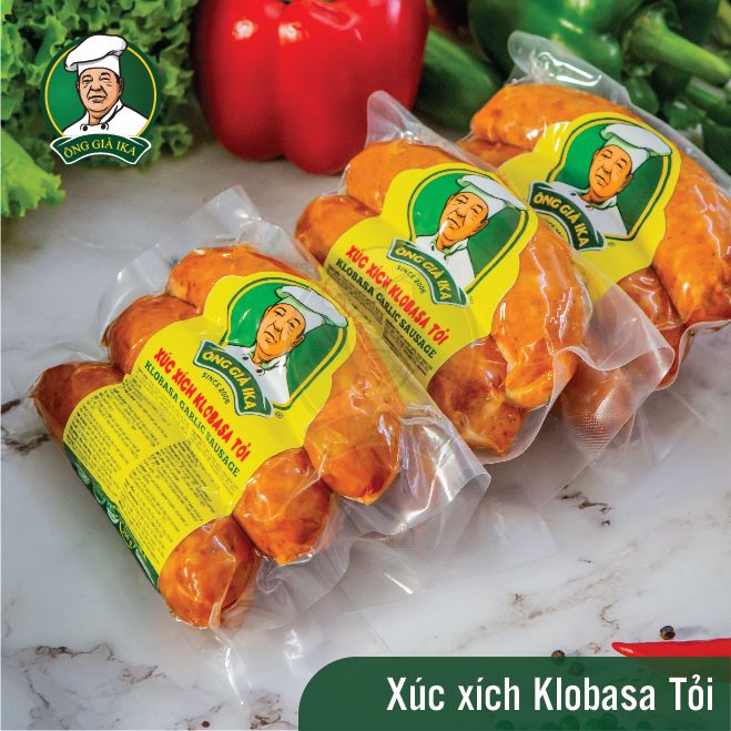 Xúc xích Klobasa tỏi