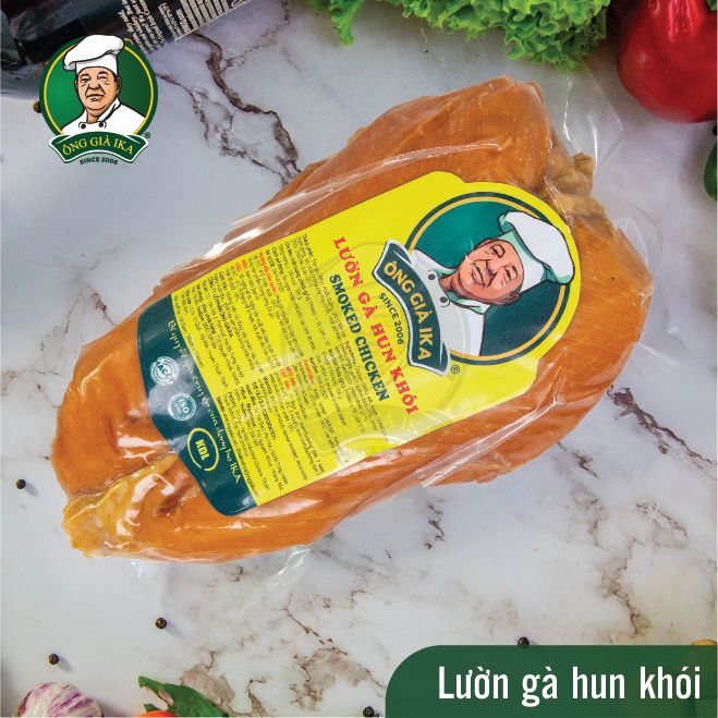 Lườn gà hun khói