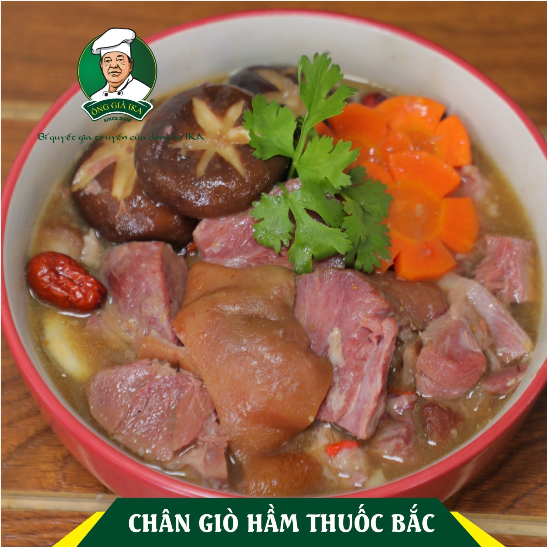 CHÂN GIÒ HẦM THUỐC BẮC 400G