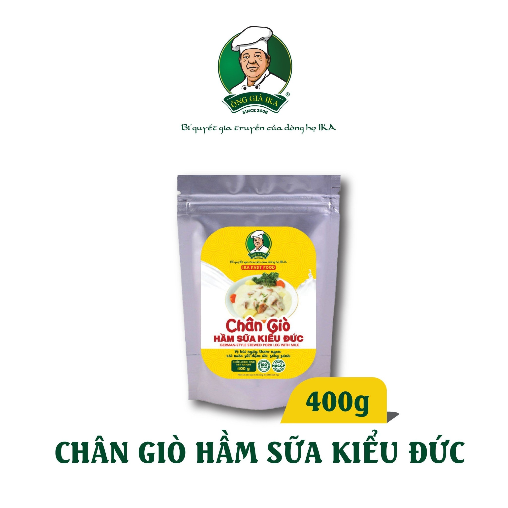 CHÂN GIÒ HẦM SỮA KIỂU ĐỨC 400G