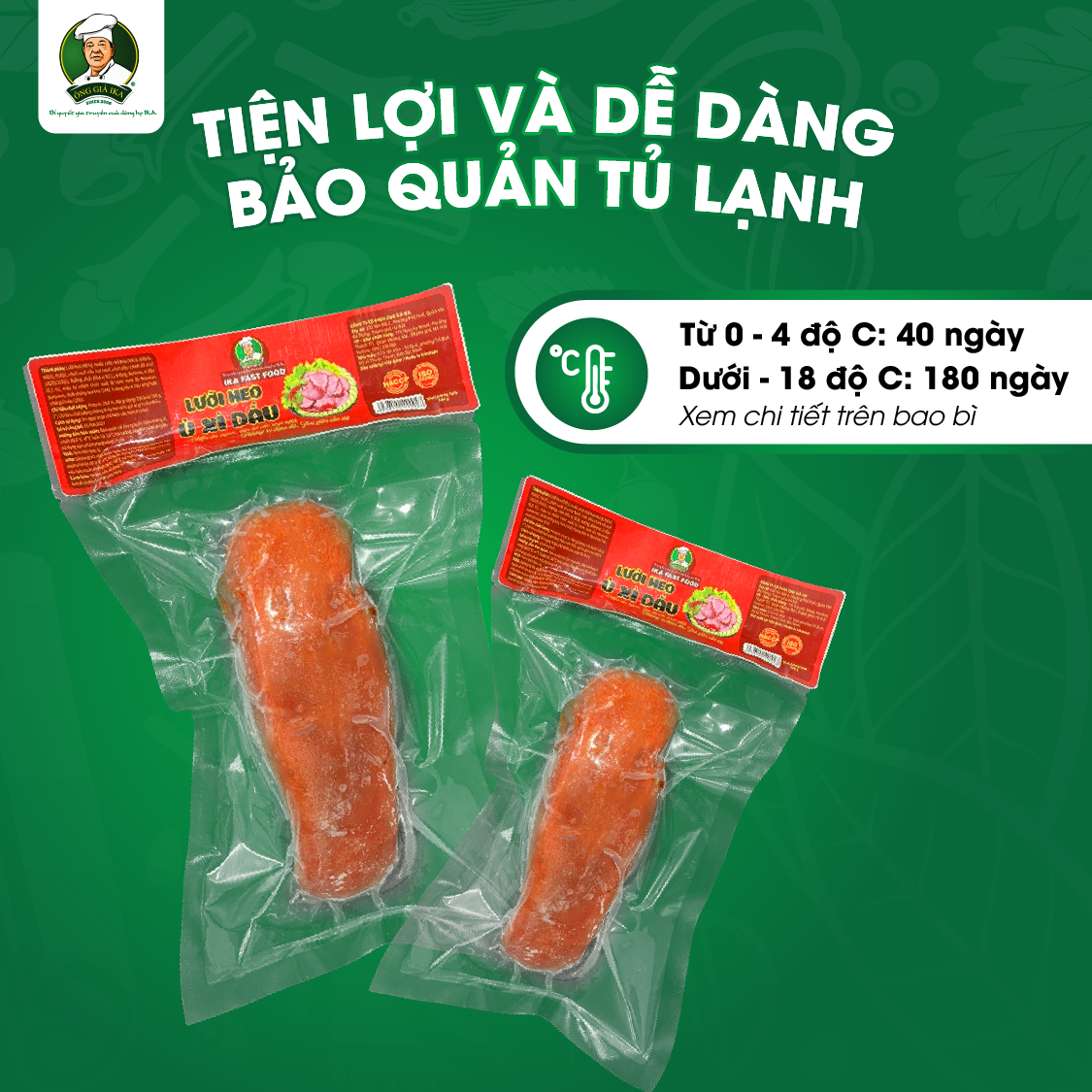 LƯỠI HEO Ủ XÌ DẦU 180G