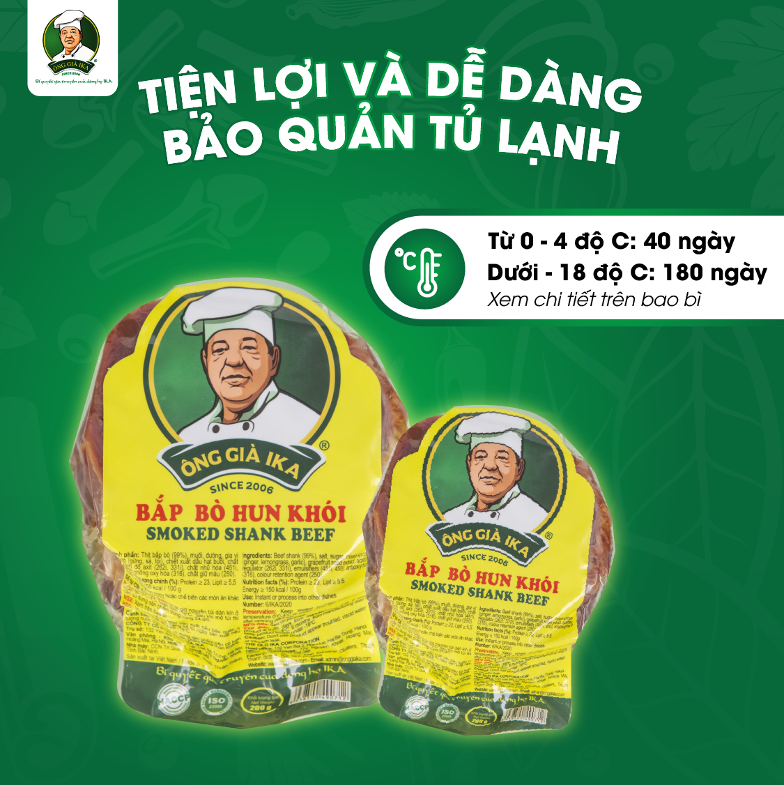 Bắp bò hun khói