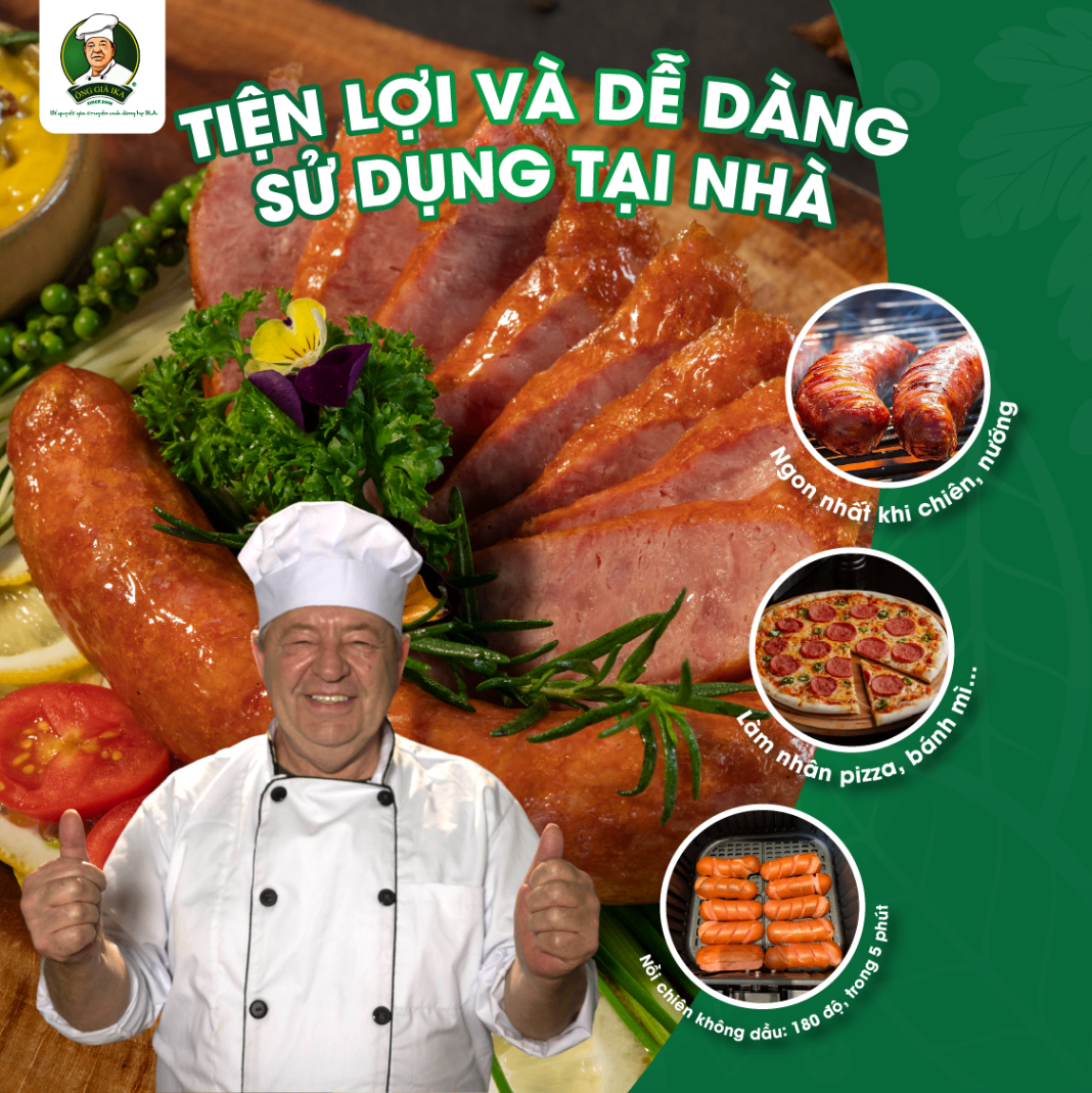 Xúc xích Nướng BBQ