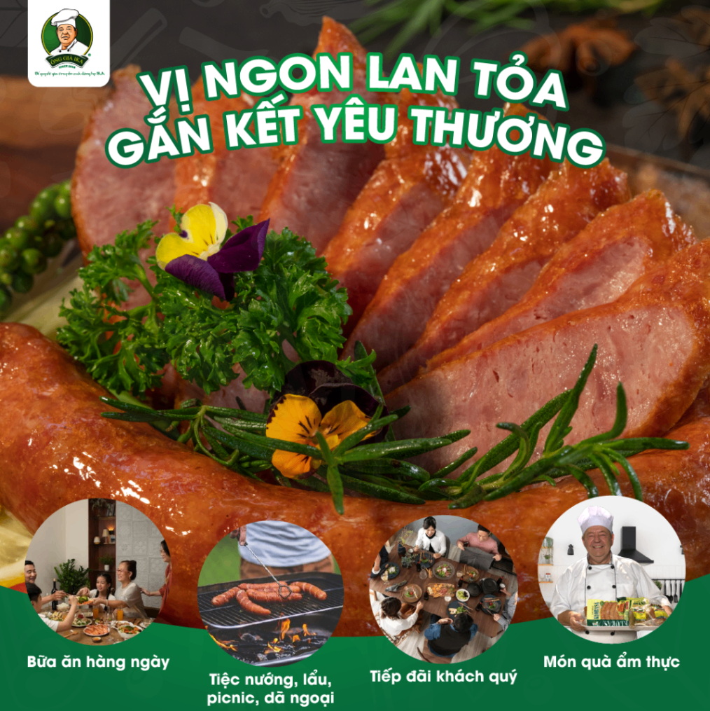 Xúc xích Nướng BBQ