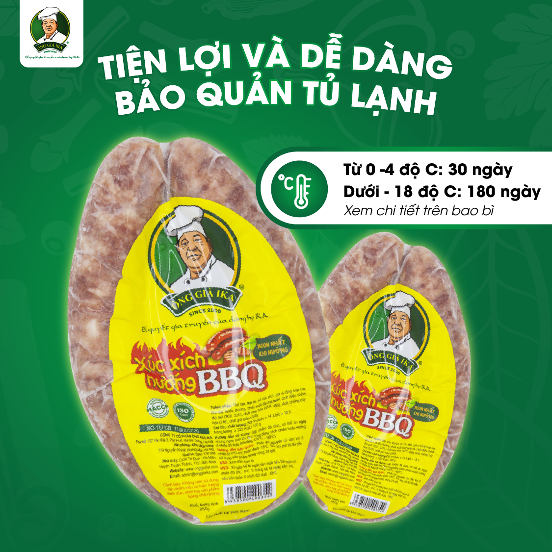 Xúc xích Nướng BBQ