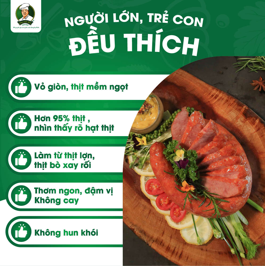 Xúc xích Nướng BBQ