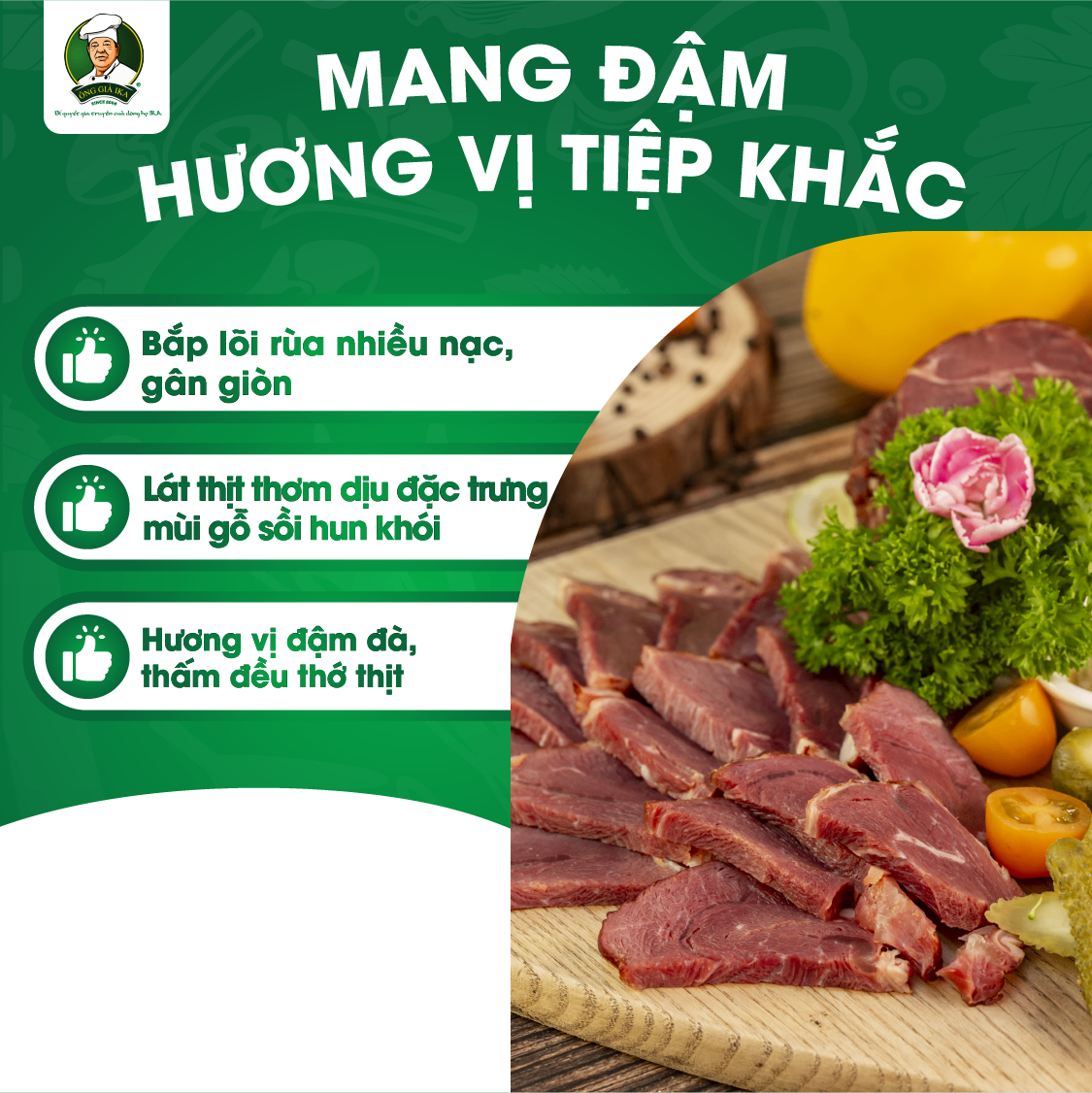 Bắp bò hun khói