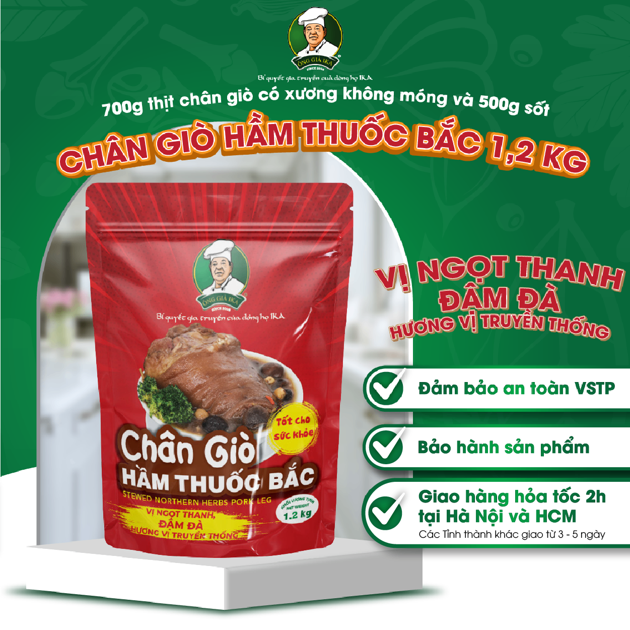 CHÂN GIÒ HẦM THUỐC BẮC