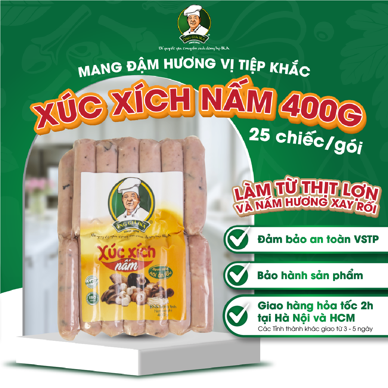 Xúc xích Nấm