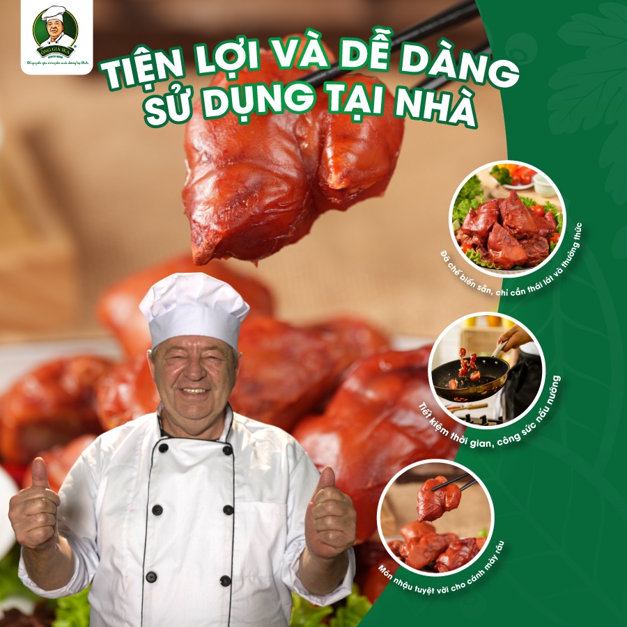 MÓNG GIÒ TIỀM NGŨ VỊ 400G