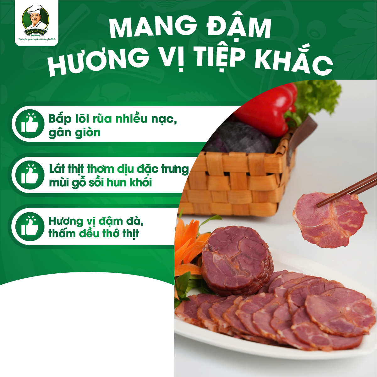 Bắp bò hun khói