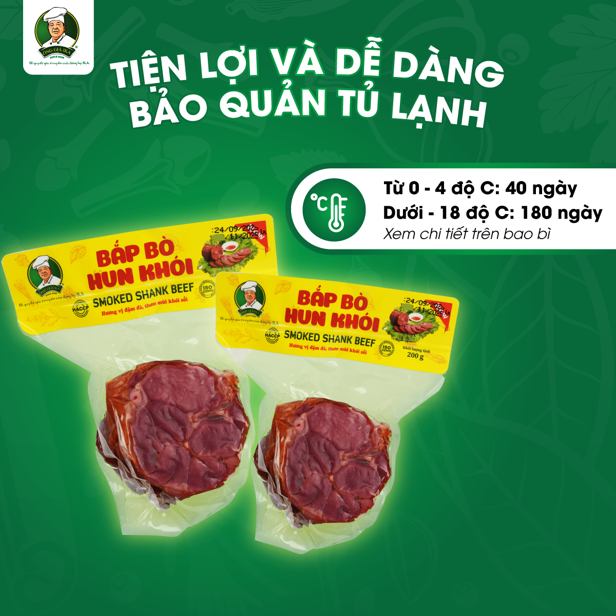Bắp bò hun khói