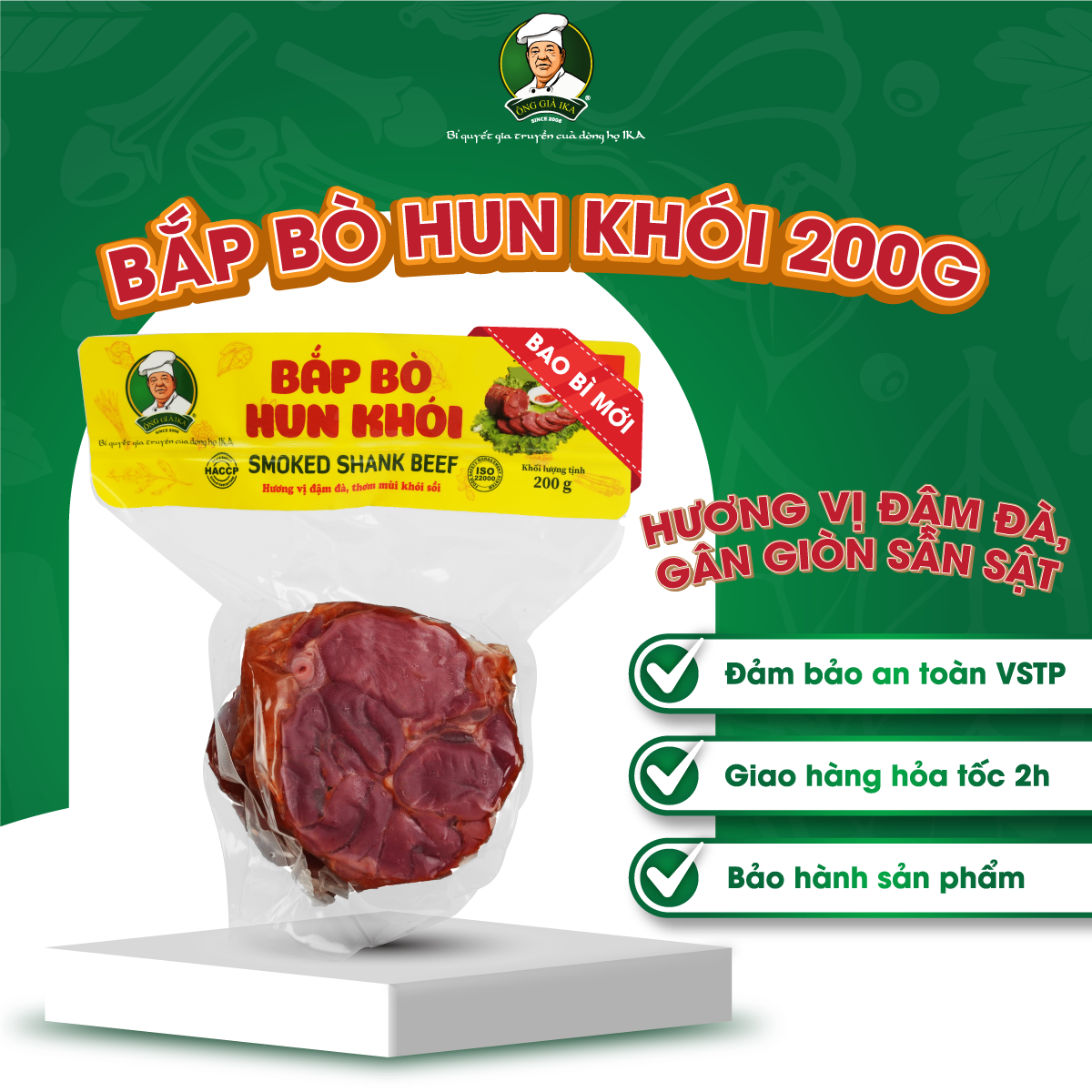 Bắp bò hun khói