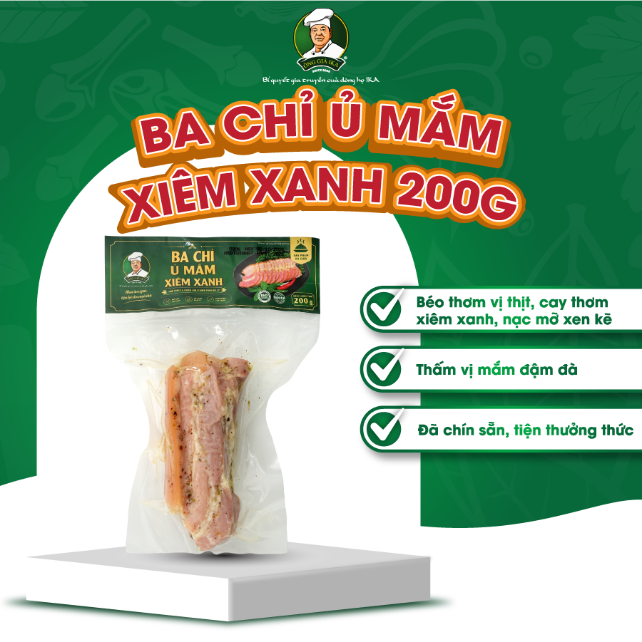 BA CHỈ Ủ MẮM XIÊM XANH 200G