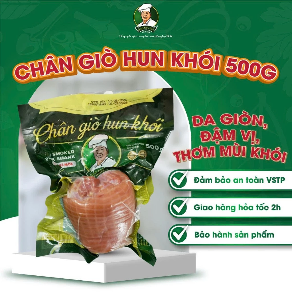 Chân giò hun khói