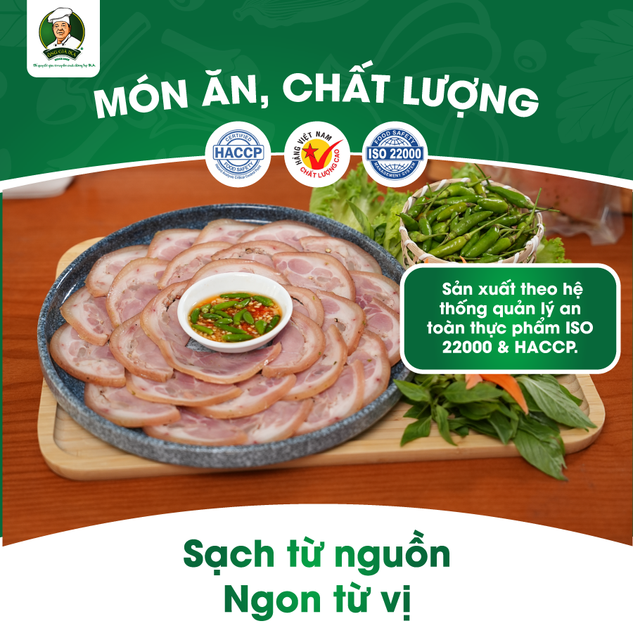 CHÂN GIÒ Ủ MẮM XIÊM XANH 200G