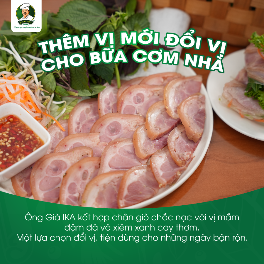 CHÂN GIÒ Ủ MẮM XIÊM XANH 200G