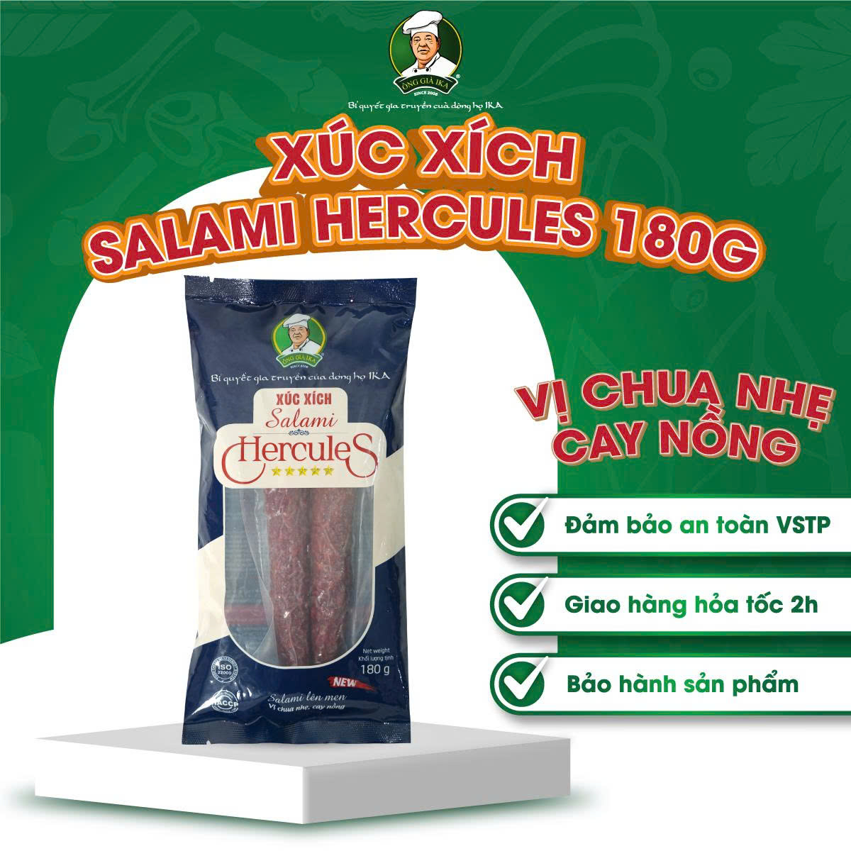 Xúc xích Salami lên men Hercules