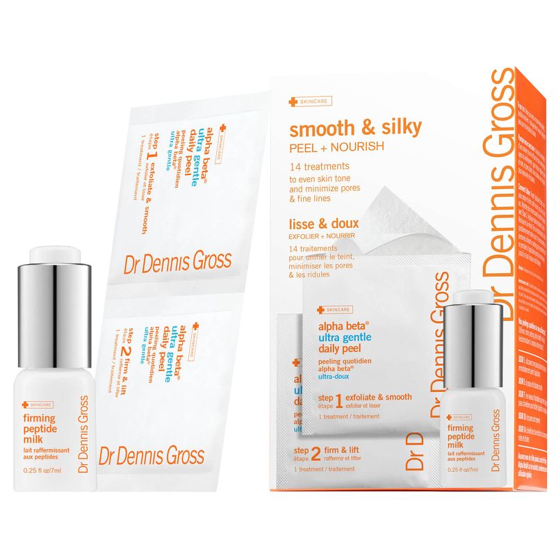 Dr. Dennis Gross Skincare Smooth & Silky: Peel & Nourish Bộ Peel Da 14 Ngày