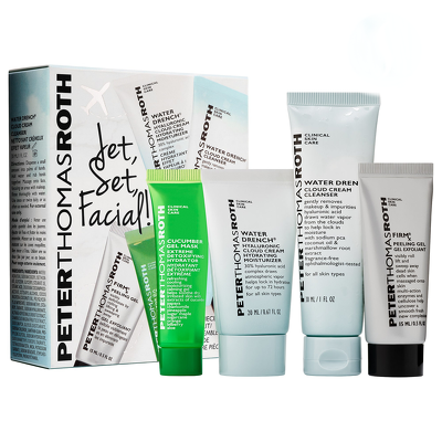 Peter Thomas Roth Jet Set Facial Bộ 4 Sản Phẩm Siêu Cấp Ẩm