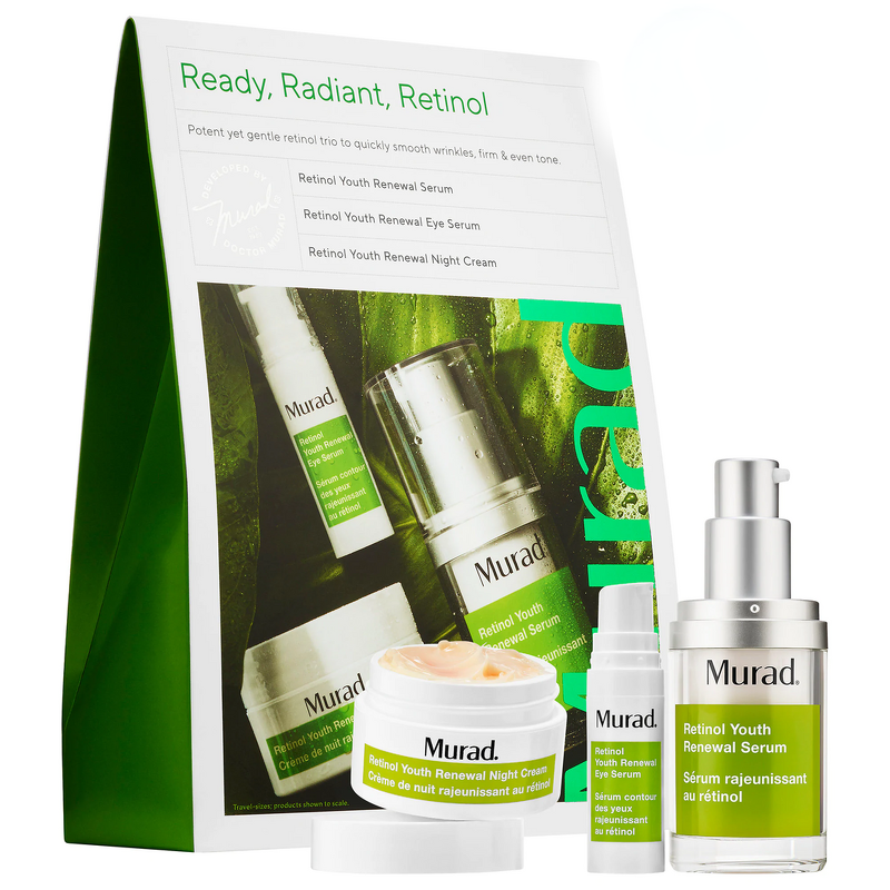 Bộ Sản Phẩm Trẻ Hóa Da Murad Ready, Radiant, Retinol