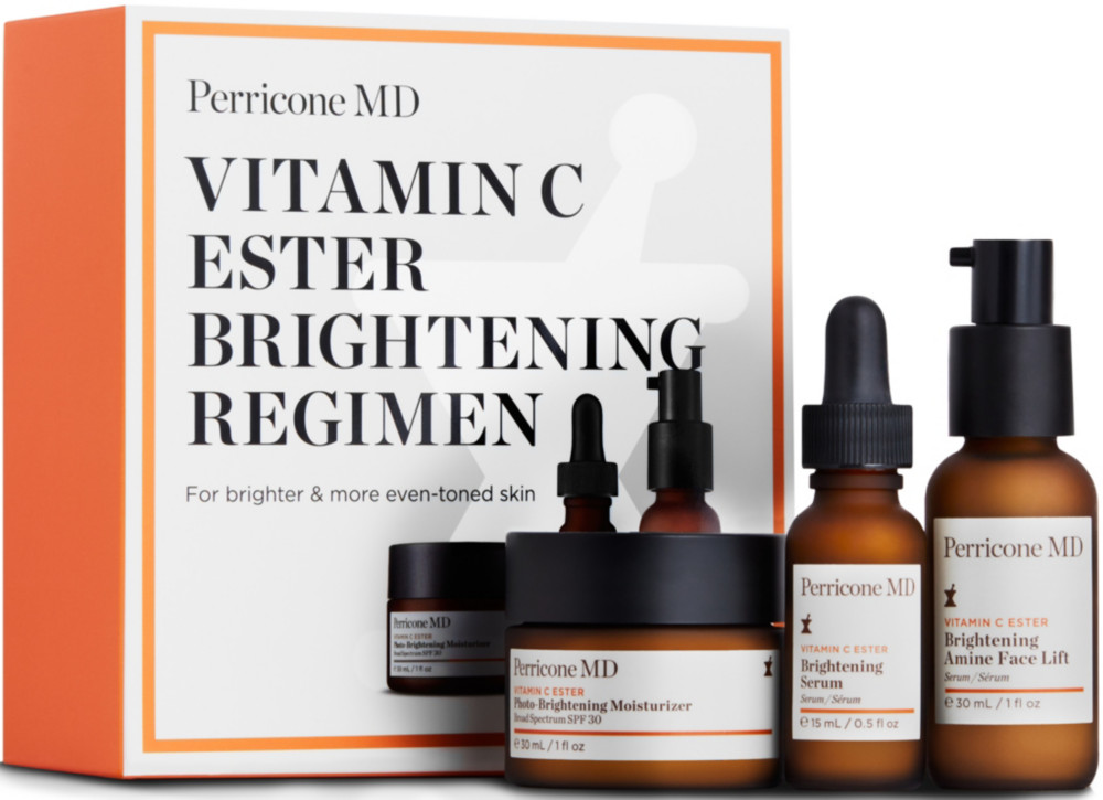 Perricone MD Vitamin C Ester Brightening Regimen – Bộ 3 Sản Phẩm Đặc Trị Thâm Dưỡng Sáng Chống Lão Hóa