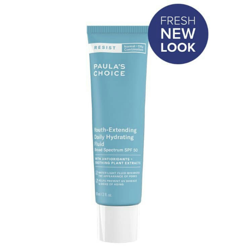 Paula's Choice RESIST Youth-Extending Daily Hydrating Fluid SPF 50 -- Kem Chống Nắng Nhẹ Như Nước 60ml