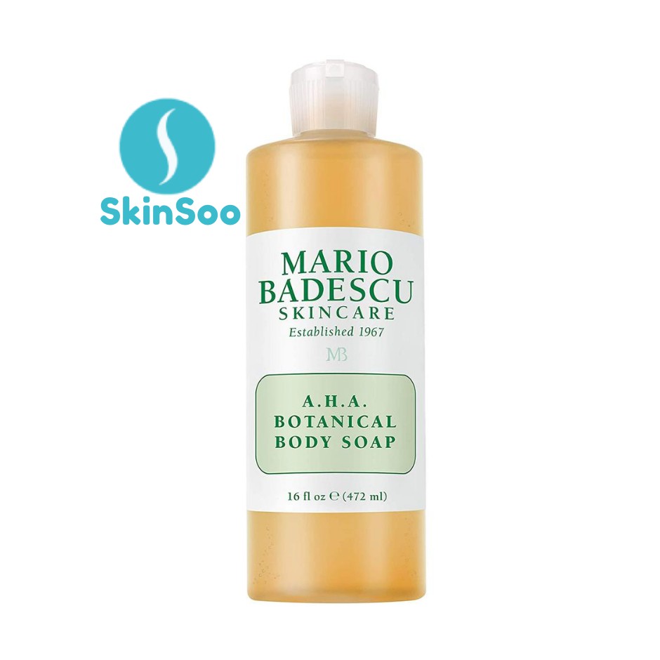 Mario Badescu A.H.A Botanical Body Soap -- Sữa Tắm Trị Mụn Lưng Và Dưỡng Thể