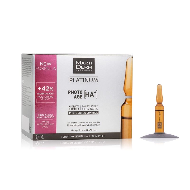 MartiDerm Platinum Photo Age HA+ -- Ampoules 15% Vitamin C Nguyên Chất Chống Lão Hóa