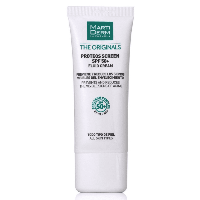 MartiDerm The Originals Proteos Screen SPF50+ -- Kem Chống Nắng Phổ Rộng Toàn Diện Ngừa Lão Hóa, Phòng Chống Nám Quay Lại