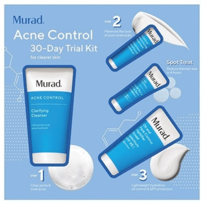 Bộ Sản Phẩm Trị Mụn Murad Acne Control 30-Day Trial Kit