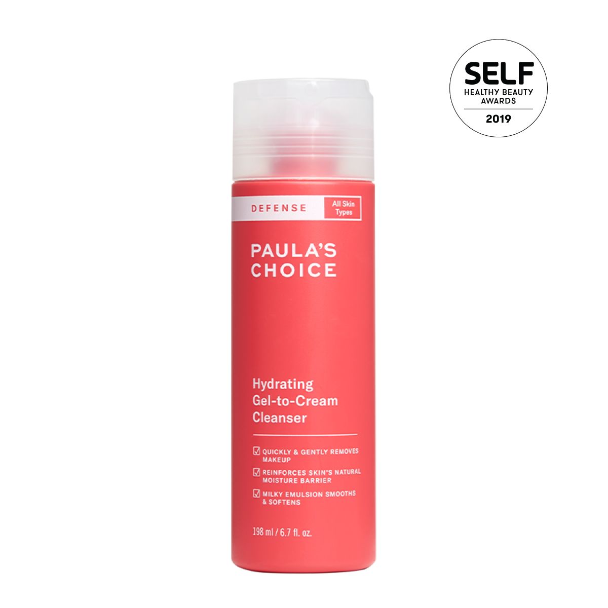 Sữa Rửa Mặt Chống Ô Nhiễm Môi Trường Paula's Choice Defense Hydrating Gel-to-Cream Cleanser