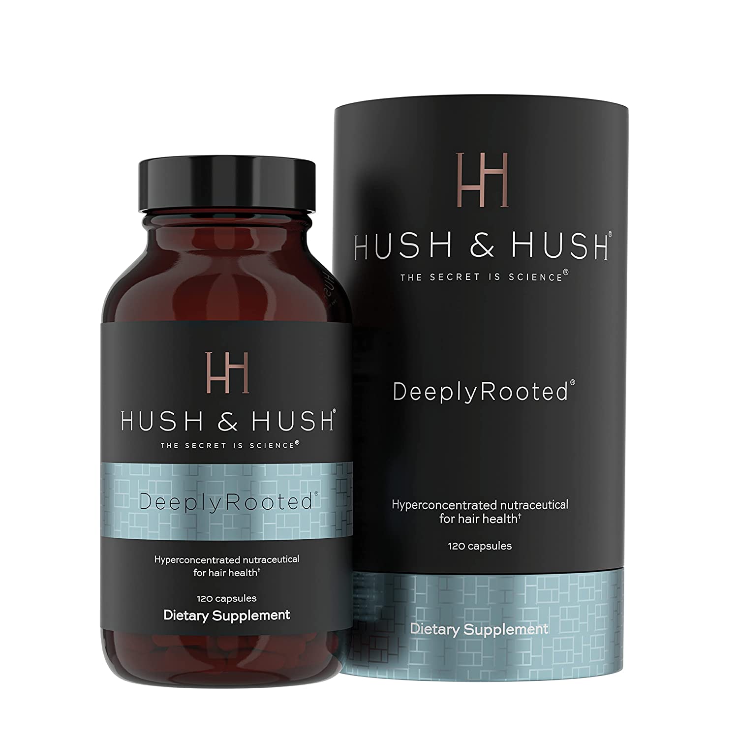 Viên Uống Giúp Mọc Tóc Tăng Cường Sức Khoẻ Cho Mái Tóc Hush & Hush Deeply Rooted 120 viên