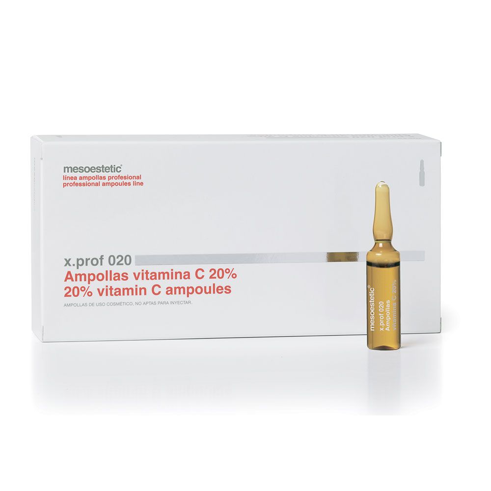 Tinh chất Dưỡng Trắng Sáng Da Chống Lão Hoá Chuyên Sâu Mesoestetic x.prof 020 20% Vitamin C Ampoules